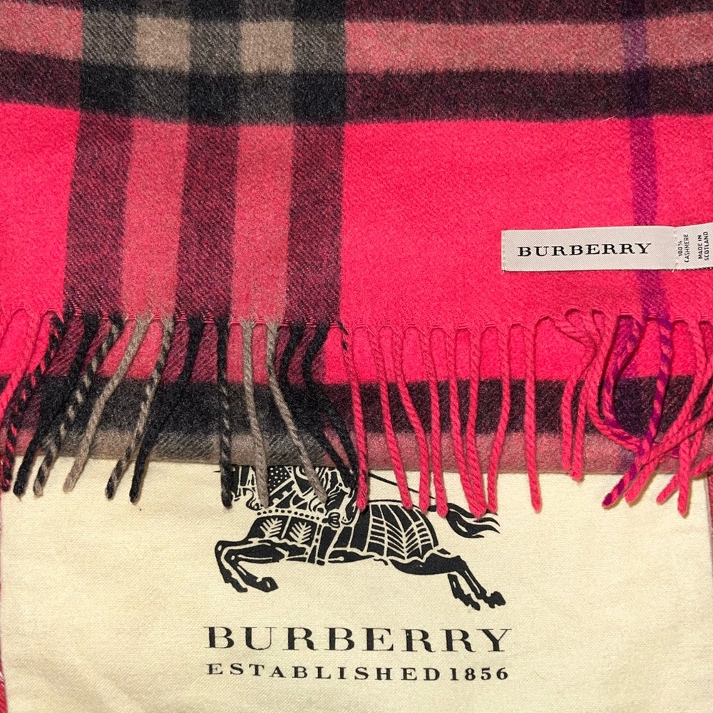 Burberry Cashmere Scarf.